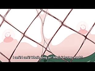 【アニメ】＜●いっちゃうてば！！>フェンスにおっぱいを押し付けて交尾！えろすぎるデカぱい女子校生！ｷﾀ━━━━(ﾟ∀ﾟ)━━━━!!