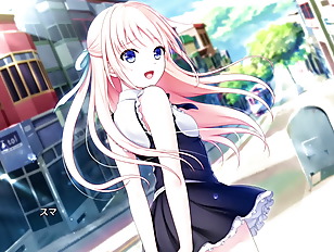 Visualnovel porn video – Tsuki no Kanata de Aimashou: Sweet Summer Rainbow / Sakura Rein Scene 6