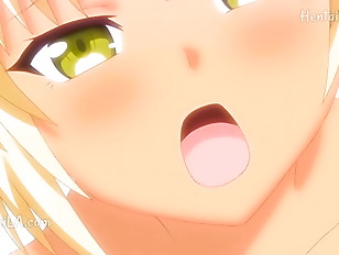 [エロアニ]ビーチの男たちが振り返るほどえろイ爆乳エルフ…ローションを塗られて発情したエルフは濃厚おっぱいでしごくで気持ちよくしてくれる♡