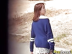 Hairy pussy asian pisses