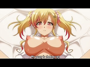 【アニメエロ】金髪ツインテールのヤリマンビッチの女の子校生ちゃんのパイパンまんこにチンポ突っ込んで膣内射精セックス.種付♡