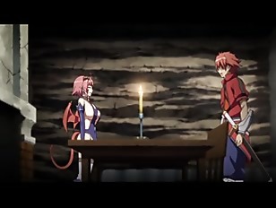 【アニメエロ】サキュバスの女の子がおっぱい揉みしだかれて気持ちよくされてナカダシ懇願♡そのままアへ顔で快楽堕ち♡