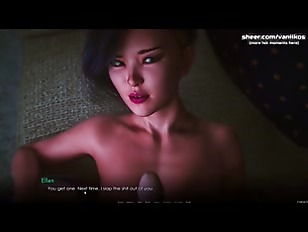 City of Broken Dreamers | Fit Asian tattooed teen sucks a big cock and gets her tight virgin ass fucked for the first time | My sexiest gameplay moments | Part #17