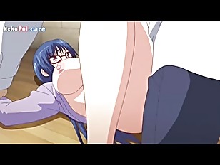 【アニメ】たわわなおっぱい強烈♡地味な恰好してるけど身体はくっそスケベい