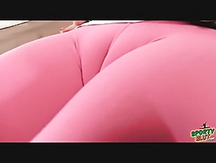 Cameltoe Slut In Tight Lycra Yoga Pants
