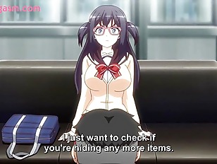 【アニメ】≪★ちょっと…そこ、ダメだってば…！≫チ〇コがヤバいスケベおっさんが爆乳メガネ娘のつるマンに生ハメ！