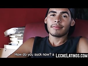 A Latino twink offered money in exchange for a hard fuck and a cock suck